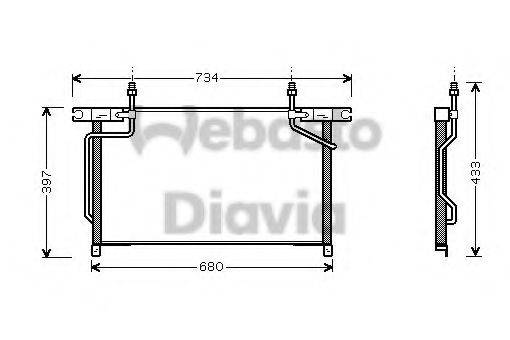WEBASTO TSP0225472 Конденсатор, кондиціонер