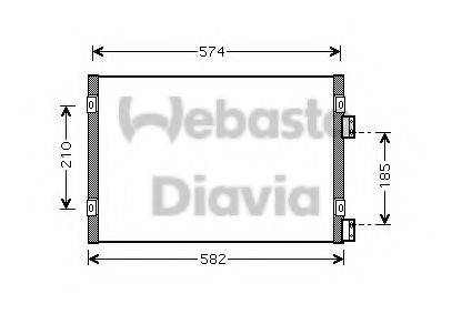 WEBASTO TSP0225486 Конденсатор, кондиціонер