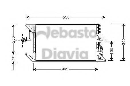 WEBASTO TSP0225490 Конденсатор, кондиціонер