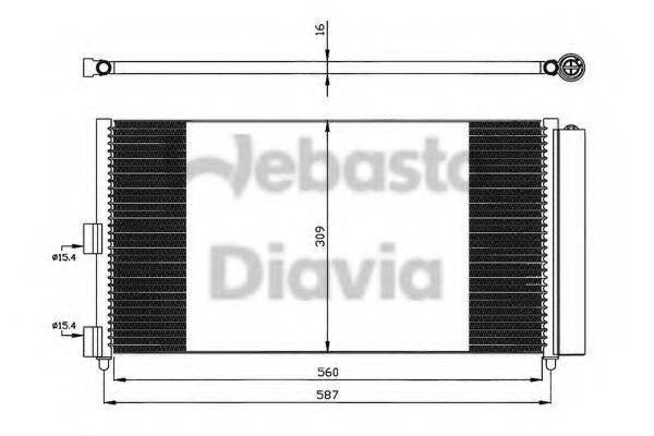 WEBASTO TSP0225593 Конденсатор, кондиціонер