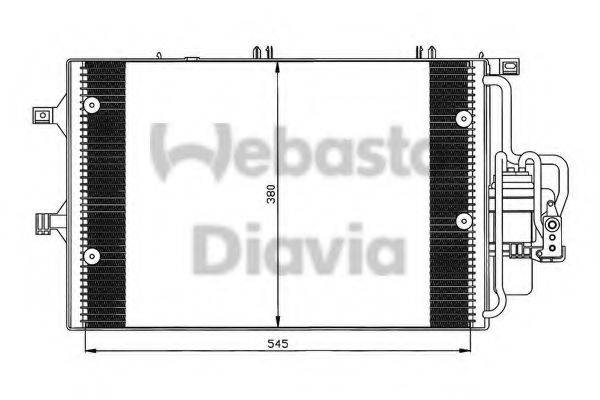 WEBASTO TSP0225504 Конденсатор, кондиціонер
