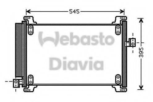 WEBASTO TSP0225517 Конденсатор, кондиціонер
