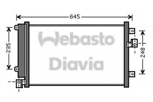 WEBASTO TSP0225518 Конденсатор, кондиціонер