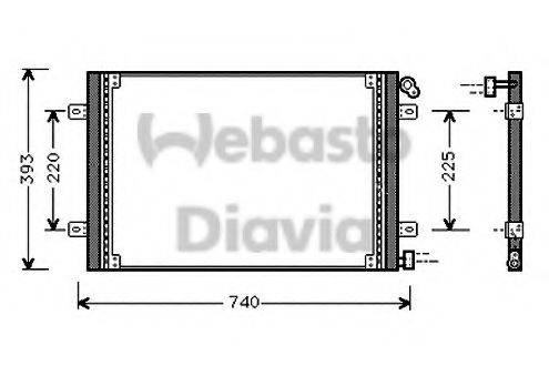 WEBASTO TSP0225538 Конденсатор, кондиціонер
