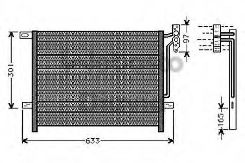 WEBASTO TSP0225547 Конденсатор, кондиціонер