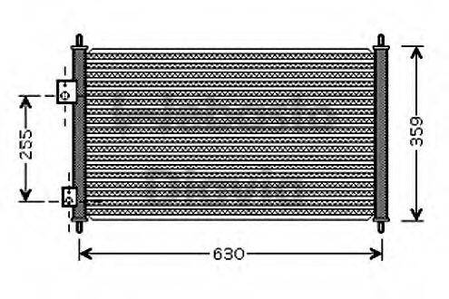 WEBASTO TSP0225555 Конденсатор, кондиціонер