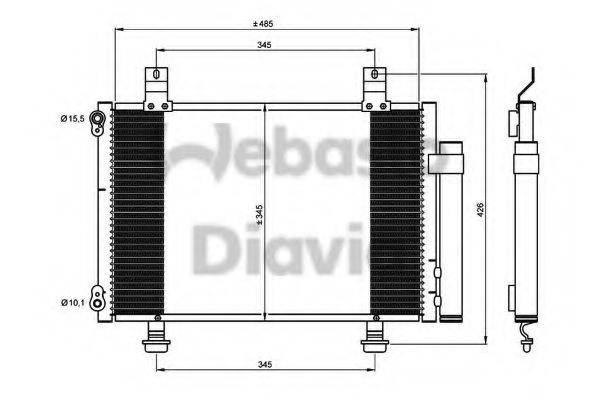 WEBASTO TSP0225622 Конденсатор, кондиціонер