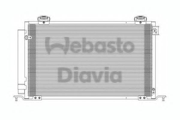 WEBASTO TSP0225628 Конденсатор, кондиціонер
