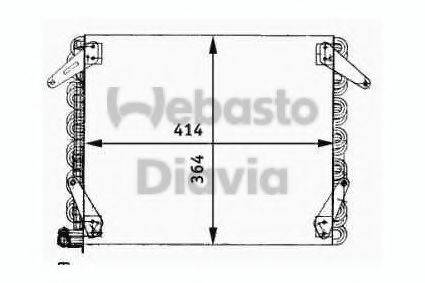WEBASTO TSP0225636 Конденсатор, кондиціонер