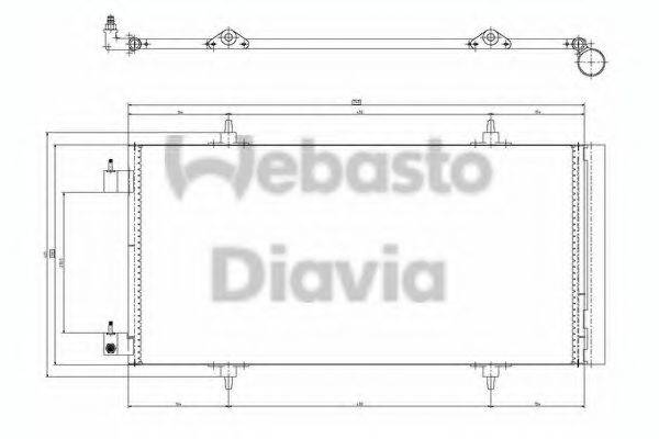 WEBASTO TSP0225637 Конденсатор, кондиціонер