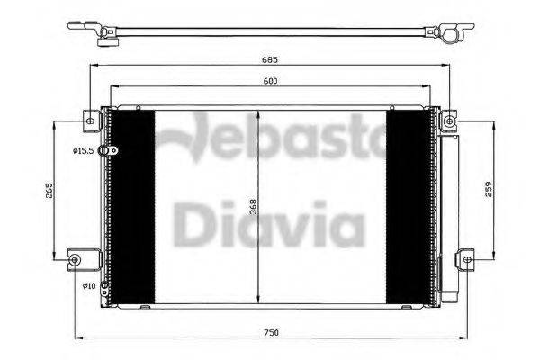 WEBASTO TSP0225658 Конденсатор, кондиціонер