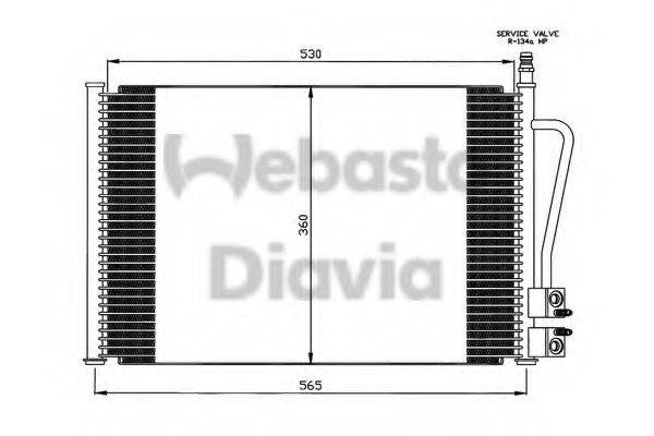 WEBASTO TSP0225459 Конденсатор, кондиціонер