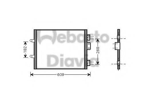 WEBASTO TSP0225568 Конденсатор, кондиціонер