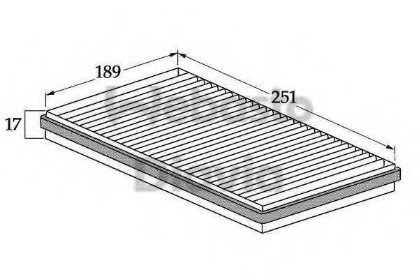 WEBASTO TSP0325037 Фільтр, повітря у внутрішньому просторі