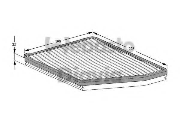 WEBASTO TSP0325052 Фільтр, повітря у внутрішньому просторі