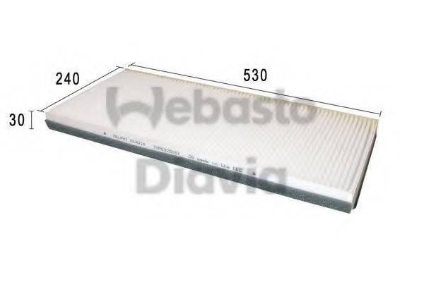 WEBASTO TSP0325161 Фільтр, повітря у внутрішньому просторі