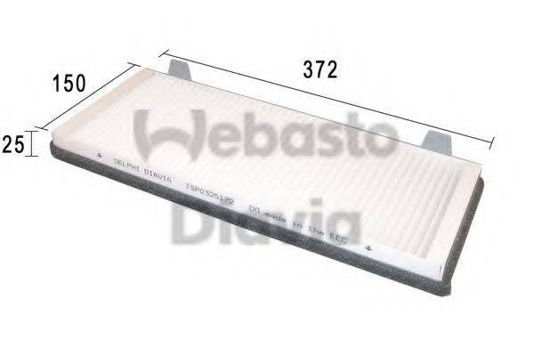 WEBASTO TSP0325172 Фільтр, повітря у внутрішньому просторі