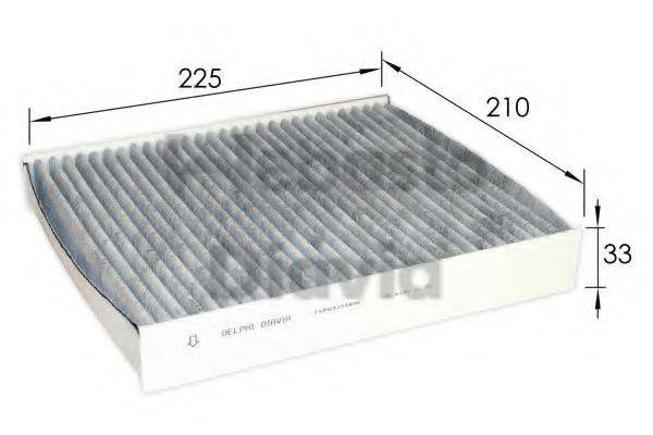 WEBASTO TSP0325180C Фільтр, повітря у внутрішньому просторі