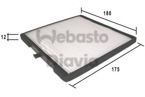 WEBASTO TSP0325182 Фільтр, повітря у внутрішньому просторі