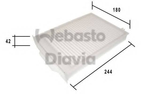 WEBASTO TSP0325194 Фільтр, повітря у внутрішньому просторі