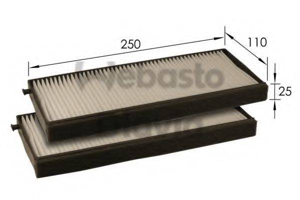 WEBASTO TSP0325203 Фільтр, повітря у внутрішньому просторі