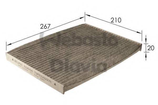 WEBASTO TSP0325227C Фільтр, повітря у внутрішньому просторі