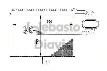 WEBASTO TSP0525184 Випарник, кондиціонер