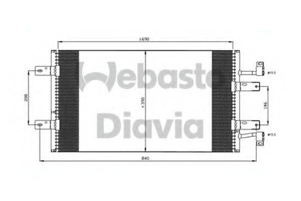 NRF 35900 Конденсатор, кондиціонер