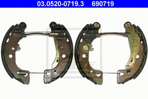 VALEO 554524 Комплект гальмівних колодок