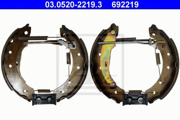 VALEO 554595 Комплект гальмівних колодок