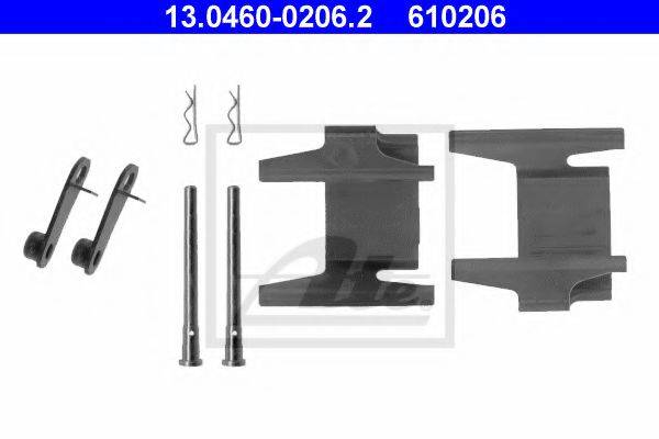 OJD (QUICK BRAKE) 1142 Комплектуючі, колодки дискового гальма