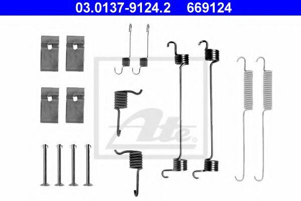 FORD 6181209 Комплектуючі, гальмівна колодка