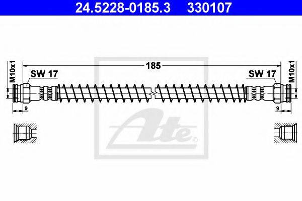 PEX 22.503 Гальмівний шланг