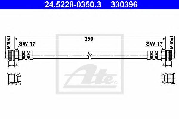 PEX 22.063 Гальмівний шланг