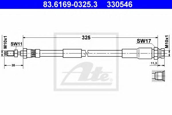 ATE 83.6169-0325.3