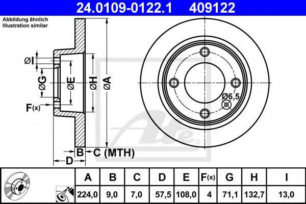 VALEO DF812 гальмівний диск