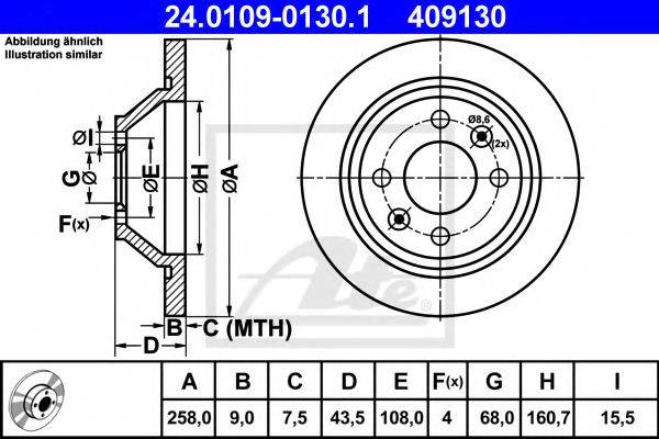 FEBI BILSTEIN 10789 гальмівний диск