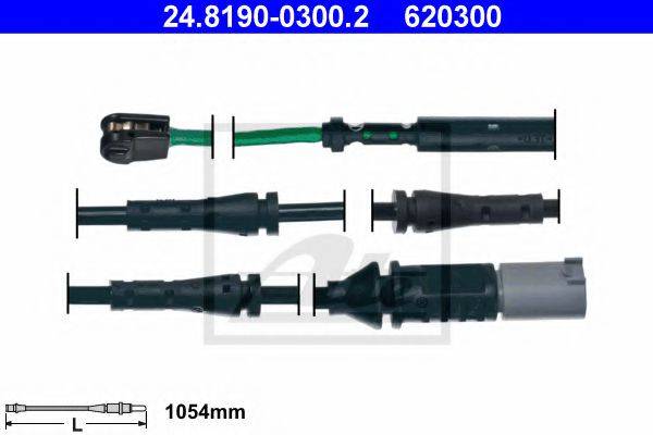 ATE 620300 Сигналізатор, знос гальмівних колодок