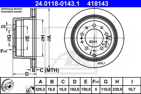 LEXUS 42431-60280 гальмівний диск