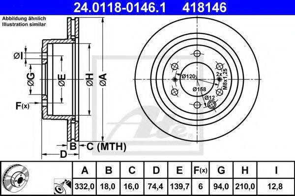 TRW DF4944S гальмівний диск