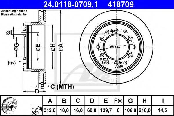 LEXUS 42431-60201 гальмівний диск