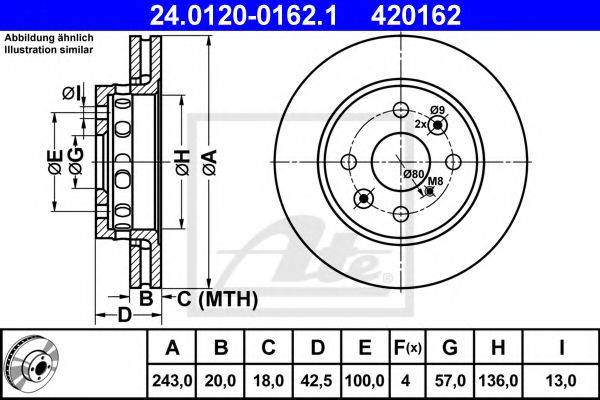 KIA 0K20A-33-251 гальмівний диск