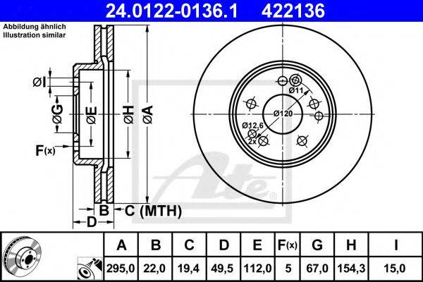 FEBI BILSTEIN 10682 гальмівний диск