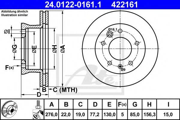 BENDIX 562086B гальмівний диск