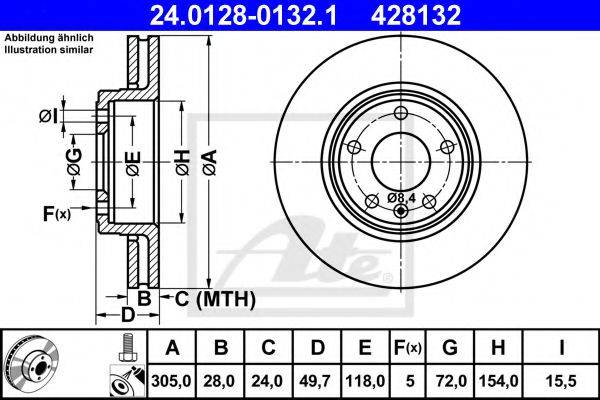 CIFAM 800798 гальмівний диск