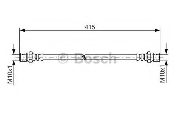 BENDIX 171193B Гальмівний шланг