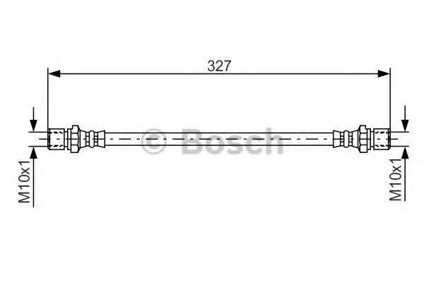 LUCAS ELECTRICAL 9001129 Гальмівний шланг