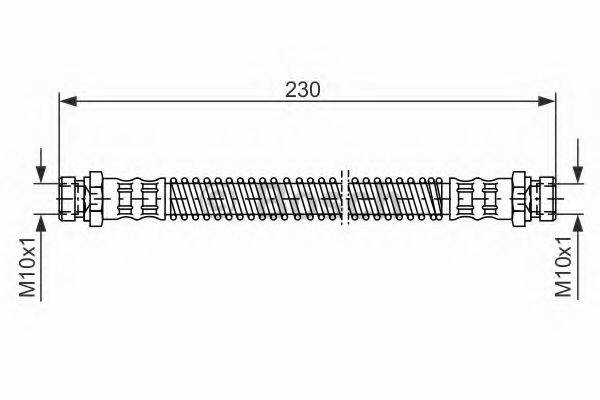 PEX 890.008 Гальмівний шланг