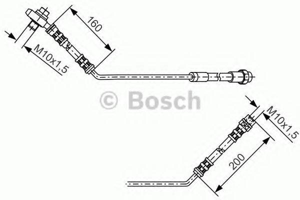 LUCAS ELECTRICAL PHD 490 Гальмівний шланг