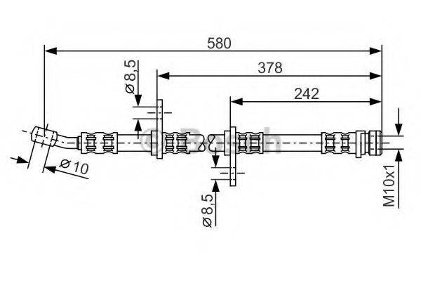 LUCAS ELECTRICAL PHD 142 Гальмівний шланг